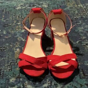 Cute red dress shoes for girls